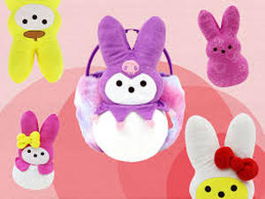 lot 2431 image: Peeps Brand Stuffed Animal Hello Kitty