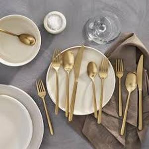 lot 7036 image: Members Mark Stainless Steel 20 Piece Flatware Set