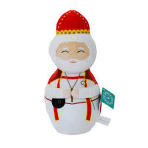 lot 8361 image: Shining Light Dolls St. Nicholas Plush Figure 100% Polyester