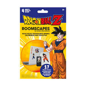 lot 8410 image: Dragon Ball Z Roomscapes Device Decals by Trends International - 17 Foiled Decals