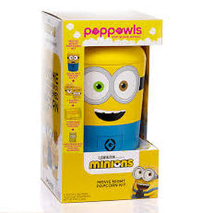 lot 8416 image: Illumination Minions Movie Night Popcorn Kit with Collectible Bucket