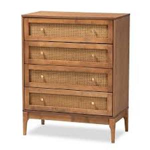 lot 9780 image: (BOX 22, INCOMPLETE), Baxton Studio MG9005 White 4-Drawer Chest CTN2