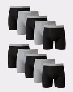 lot 10004 image: Hanes Pack of 10 Boxers, Small