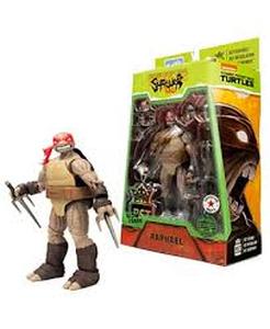 lot 10074 image: TMNT Raphael Zombie Action Figure Macys Exclusive Glow in Dark