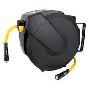 lot 11569 image: Husky 38 in. x 50 ft. Enclosed Hybrid Air Hose Reel