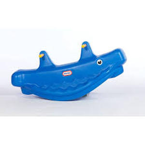 lot 11589 image: Little Tikes Whale Teeter Totter - Retail $79.97