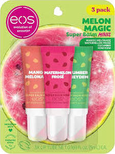 lot 12406 image: EOS Super Balm Lip Care Multi-Pack Bundle - 24H Moisture & Melon Magic