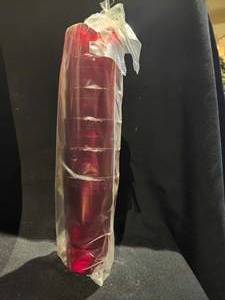 lot 48218 image: (66) Carlisle 12 oz Ruby Stackable Tumbler