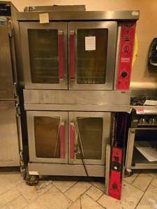 lot 15820 image: Vulcan Double Stack Commercial Gas Convection Oven