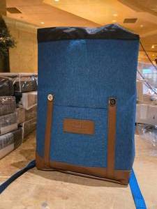 lot 27288 image: Argosy Branded Blue Canvas Backpack