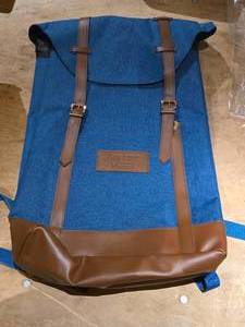 lot 27290 image: Argosy Branded Blue Canvas Backpack