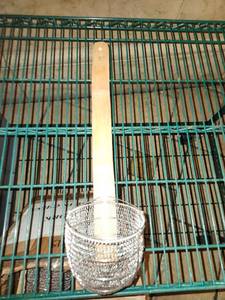 lot 27361 image: Wire Mesh Strainers with Wooden Handles - Large Set
