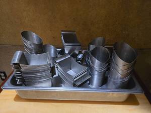 lot 27375 image: Assorted Lot of Stainless Steel Appitizer Dishes