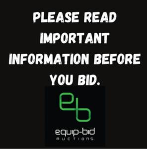 lot 1 image: IMPROTANT INFORMATION