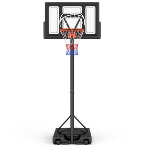 lot 29450 image: Yohood Basketball Hoop Outdoor 10ft Adjustable, Portable Basketball Hoop Goal System for Kids Youth and Adults in BackyardDrivewayIndoor, 44 Inch Shatterproof Backboard and Larger Base