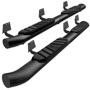lot 29476 image: Tyger Auto 3.5 Rider Running Boards Compatible with 2019-2025 Ram 1500 (Not Fit 19-24 Classic)  Quad Cab  TG-SS2D35128  Side Step Rail Nerf Bars