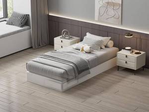 lot 29546 image: AROMUSTIME Twin-Box-Spring, 9 Inch High Profile Black Heavy Duty Metal Mattress Foundation, Box Spring with Fabric Cove, Easy Assembly, Non Slip, Noise Free