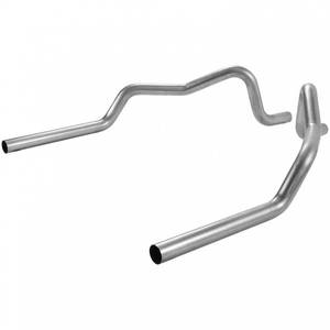 lot 29556 image: Flowmaster 15801 Prebent Tailpipes - 2.50 in. Rear Exit - Pair - Retail $252.8
