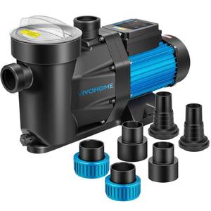 lot 29620 image: VIVOHOME 2.5 HP Powerful Self Primming 8880 GPH Swimming Pool Pump wTimer for inground Pool 1.5 & 2.0 PVC Pipe Fittings 230V Energy Saving wStrainer Basket