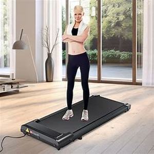 lot 29547 image: Under Desk Treadmill, Walking Pad 300 lb Capacity, Desk Treadmill for Home Office, 2.5HP Low Noise Walking Treadmill Pad with Remote Control, Portable Treadmill for Home Office