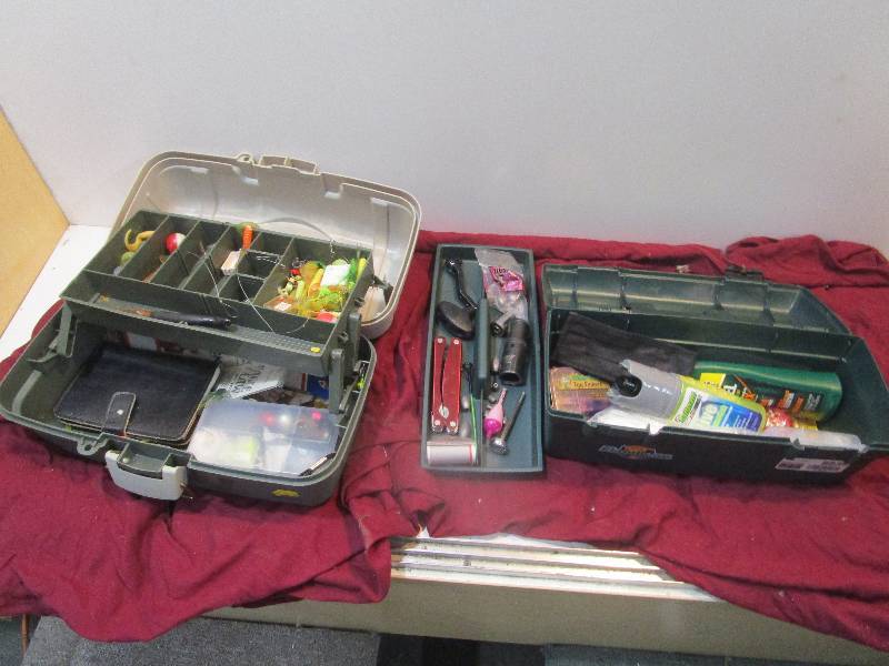 lot 1786 image: Tackle Boxes Contents Included