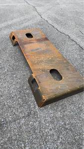lot 14 image: Single (1) Unused Industrial Skid Steer Equipment Mounting Plate 44 x 16