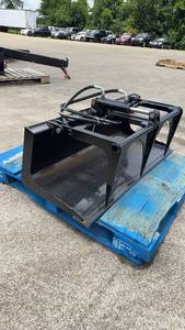 lot 18 image: Unused Captok CK X-PG44C Skid Steer Plate Grabber Attachment