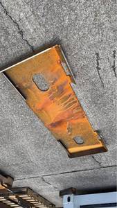 lot 42 image: Single (1) Unused Industrial Skid Steer Equipment Mounting Plate 44 x 16