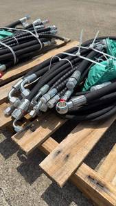 lot 133 image: Unused Hydraulic Hose Assembly with Fittings
