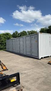 lot 151 image: 4 Side Door - 40 High Cube Storage Container, APPROX 114 TALL X 96 WIDE X 40 Long