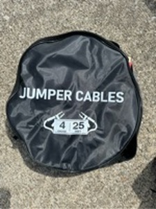 lot 152 image: Unused 425 Gauge Heavy Duty Jumper Cables with Carrying Case