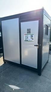 lot 185 image: Unused KJ K1522 Heavy-Duty Portable Restroom Unit with Shower