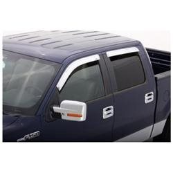 lot 4088 image: Auto Ventshade 684536 Chrome Ventvisor Window Deflector - 4 Piece