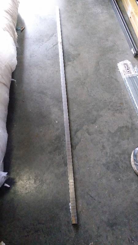 lot 4063 image: (1) piece steel bar stock,  60 x 1 x 58