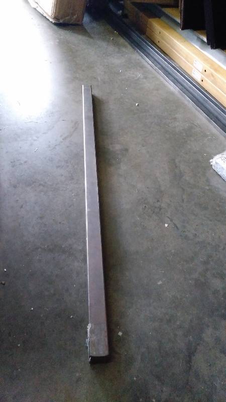 lot 4064 image: (1) piece square steel bar stock 36 x 1-14 