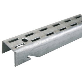 lot 4065 image: (4) pair J Sterling BK-0100-4 Shelf Standard, Zinc  4 Ft
