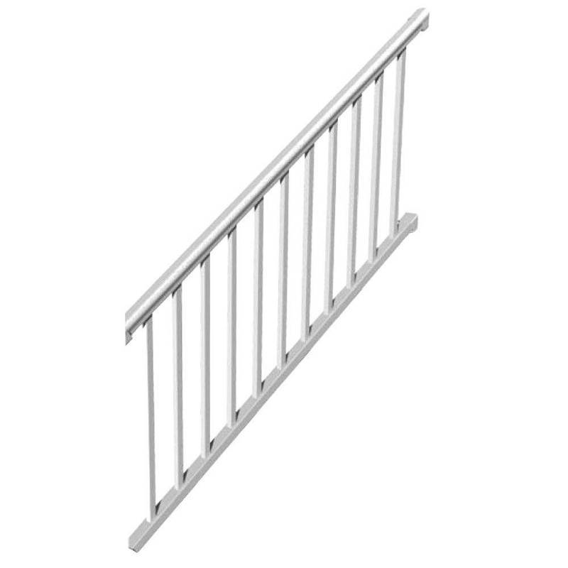 lot 4068 image: Stair Kits RDI Railing 6 ft. x 36 in. 32-Degree to 38-Degree Vinyl Titan Pro Stair Rail Kit with 1-14 in. Square Balusters TPS6-36XL