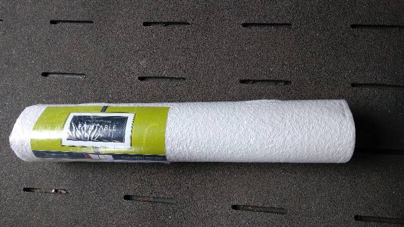 lot 4098 image: 148-96299 Paintable Solutions III Scrolls Paintable Wallpaper, 20.5-Inch by 396-Inch, White