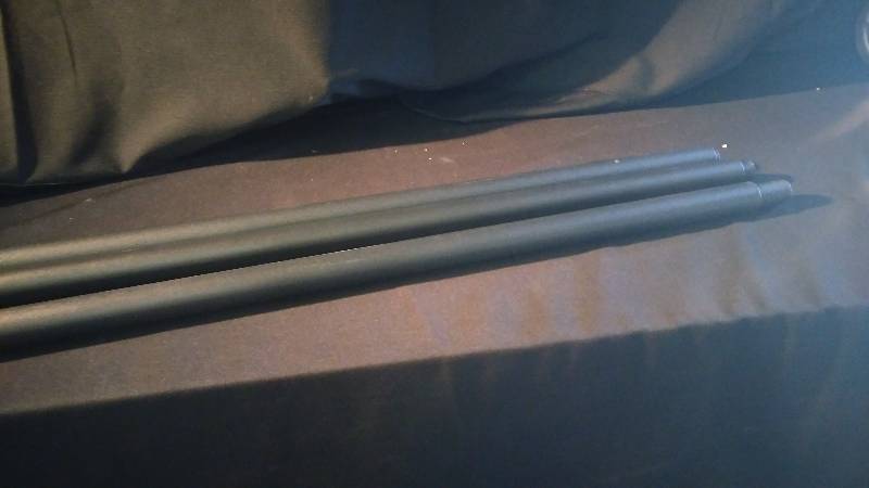lot 4127 image: (3) CT.  lot extension poles for closets