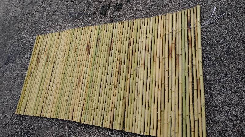 lot 4158 image: Bamboo mat,  wall cover