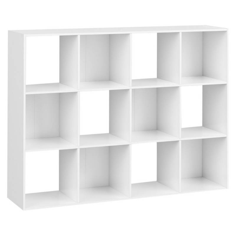 lot 4166 image: 12-Cube Organizer Shelf 11 - White - Room Essentials