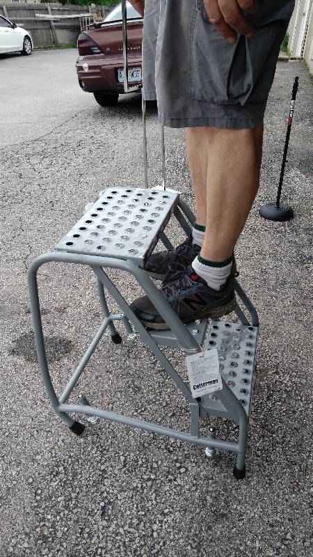 lot 4173 image: Cotterman 3-step ladder