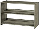 lot 4043 image: Donco Kids low loft bed louver bookcase  hdwr