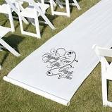 lot 4075 image: Hortense B.  Hewitt Co.  Happily ever after aisle runner