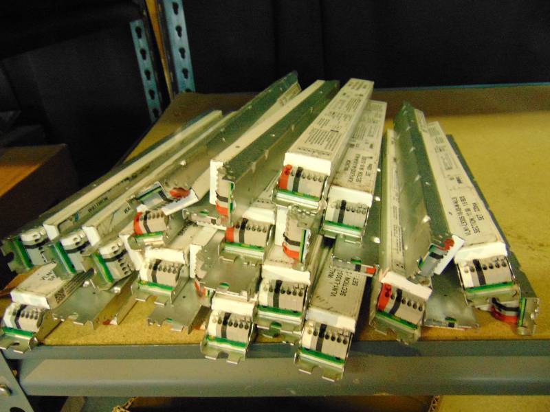 lot 2145 image: (28) ct. lot Waldron VLNI-L9308-18-X9-W-N (L5) Ballast, untested