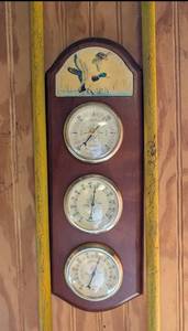 lot 603 image: Decorative Weather Station with Duck Motif