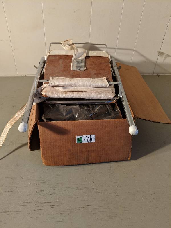 lot 10114 image: Antique baby carrier