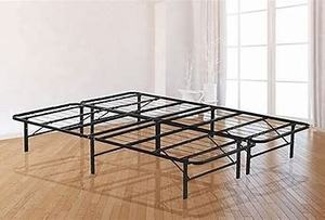 lot 9941 image: clibfeng queen metal bed frame black