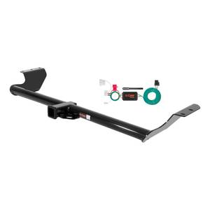 lot 35537 image: CURT 99307 Class 3 Trailer Hitch 2-Inch Receiver & Custom Wiring Harness 4-Way Flat Output fits 2011-2017 Honda Odyssey