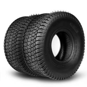 lot 35552 image: SET OF 2 20X8.00-8 NHS TURF TRACTION AMARASTAR LAWN MOWER TIRES